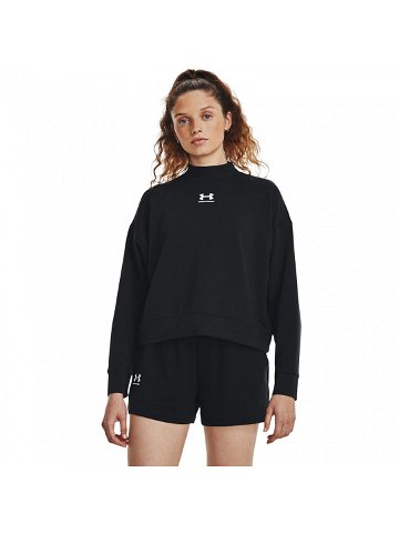 Under Armour Rival Terry Mock Crew Black