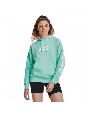 Under Armour Rival Fleece Graphic Hdy Neo Turquoise