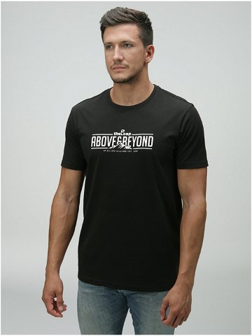 Černé pánské tričko s potiskem LOAP BRED
