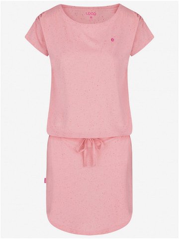 Růžové dámské letní šaty LOAP BURGET