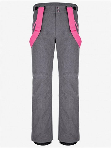 Šedé dámské lyžařské softshellové kalhoty LOAP Lupka