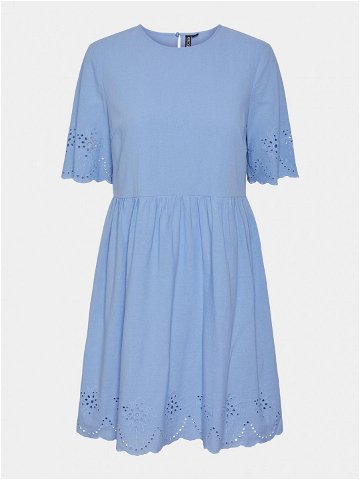 Pieces Letní šaty Almina 17149522 Modrá Regular Fit