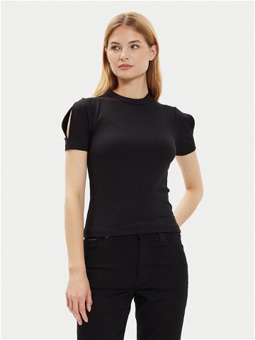 Calvin Klein T-Shirt K20K207322 Černá Slim Fit