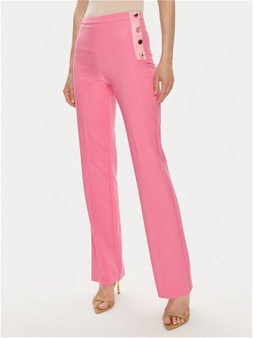Fracomina Kalhoty z materiálu FQ24SV3001W42901 Růžová Slim Fit
