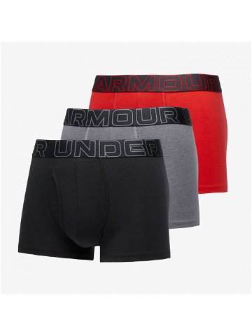 Under Armour M Performance Cotton 3in 3-Pack Grey