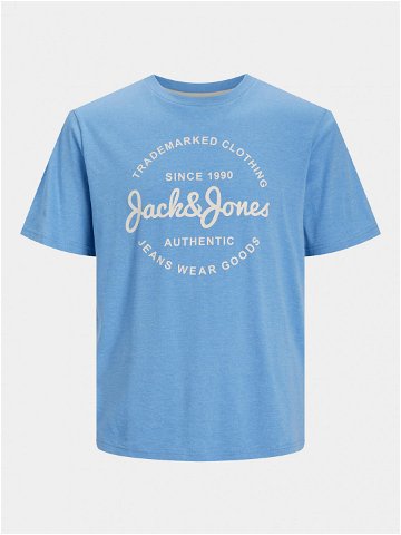 Jack & Jones T-Shirt Forest 12247972 Modrá Standard Fit