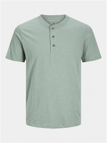 Jack & Jones T-Shirt Jprblunixs 12257965 Zelená Slim Fit