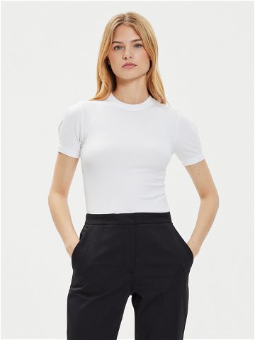 Calvin Klein T-Shirt K20K207322 Bílá Slim Fit