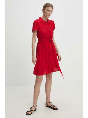 Šaty Answear Lab červená barva mini