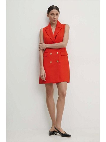 Šaty Answear Lab oranžová barva mini