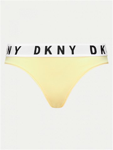 DKNY Kalhotky string DK4529 Žlutá