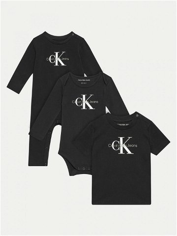 Calvin Klein Jeans Dětský komplet Monlogo Essentials Giftpack IN0IN00212 Černá Regular Fit