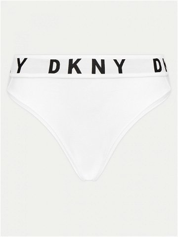 DKNY Klasické kalhotky s vysokým pasem DK8505 Bílá