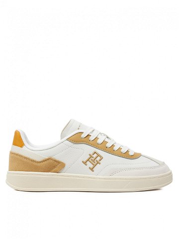 Tommy Hilfiger Sneakersy Th Heritage Court Sneaker Sde FW0FW08037 Bílá
