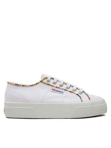 Superga Tenisky Multicolor Beads 2740 S4131FW Bílá