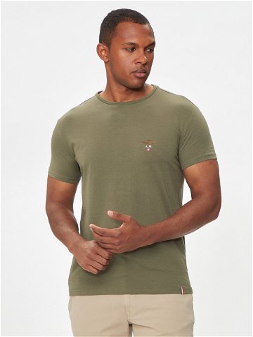 Aeronautica Militare T-Shirt AM1UTI001 Khaki Regular Fit