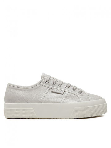 Superga Tenisky Platform Pearl Matte Canv 2740 S21362W Šedá