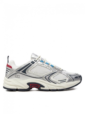 Tommy Jeans Sneakersy Archive Retro Runner EM0EM01486 Stříbrná