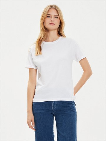 Brave Soul T-Shirt LTS-149AMBER1 Bílá Straight Fit