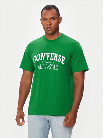 Converse T-Shirt M Retro Chuck Vintage Tee 10026458-A01 Zelená Regular Fit