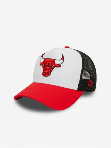 New Era Chicago Bulls NBA 9Forty A-Frame Trucker Kšiltovka Bílá