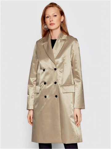 Calvin Klein Kabát pro přechodné období Shine K20K203562 Zlatá Relaxed Fit