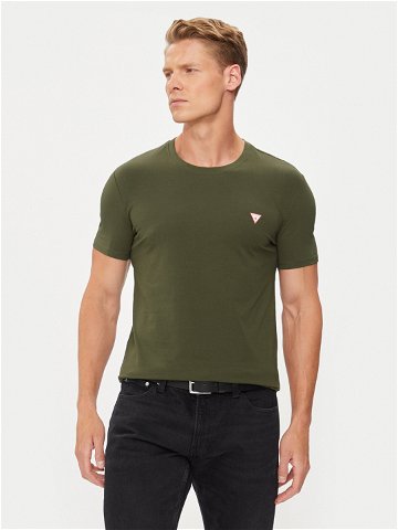 Guess T-Shirt M2YI24 J1314 Zelená Slim Fit