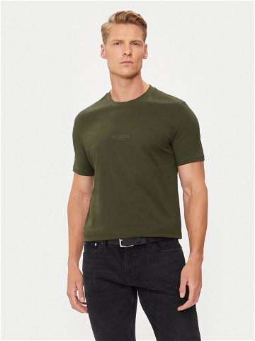 Guess T-Shirt M2YI72 I3Z14 Zelená Regular Fit