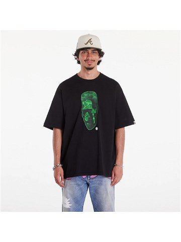 A BATHING APE Spray Frankenstein Relaxed Fit Tee Black