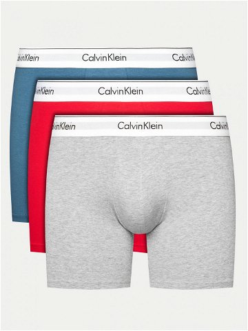 Calvin Klein Underwear Sada 3 kusů boxerek 000NB2381A Barevná