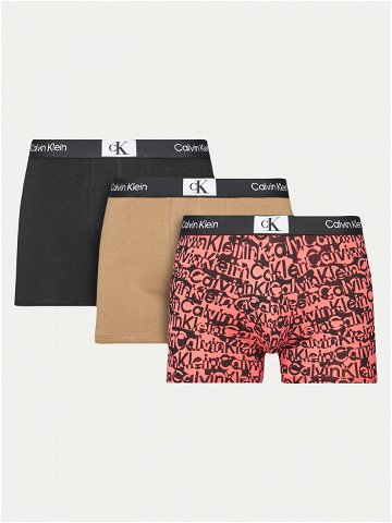 Calvin Klein Underwear Sada 3 kusů boxerek 000NB3528E Barevná