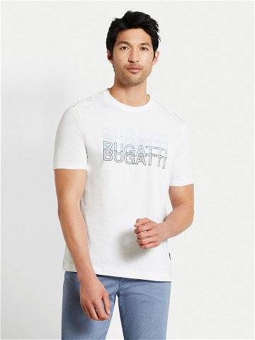 Bugatti T-Shirt 8350 55042A Bílá Modern Fit
