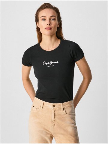 Černé dámské tričko Pepe Jeans New Virginia