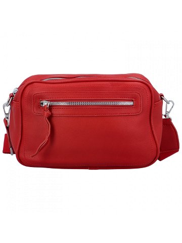 Dámská crossbody kabelka červená – Paolo bags Tselmega