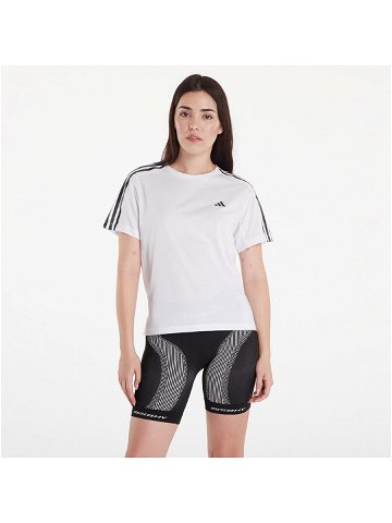 Adidas Own the Run 3-Stripes Short Sleeve Tee White