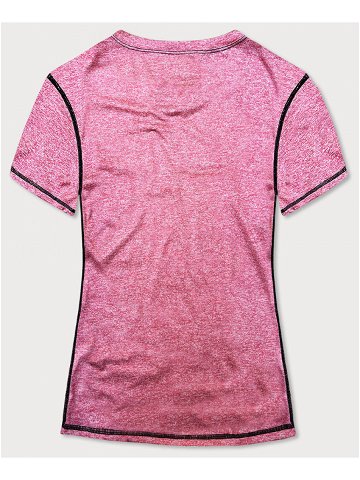 Růžové dámské sportovní tričko Tshirt model 18416121 Růžová S 36 – MADE IN ITALY