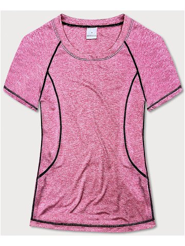 Růžové dámské sportovní tričko Tshirt model 18433339 Růžová XL 42 – MADE IN ITALY