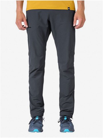 Tmavě šedé pánské outdoorové softshellové kalhoty Hannah Avery