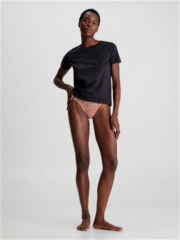 Dámské kalhotky 000QD5213E LWG sv růžové – Calvin Klein