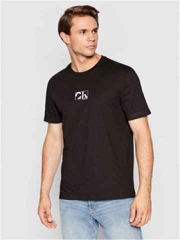 Calvin Klein T-Shirt Graphic Box Logo K10K109799 Černá Regular Fit