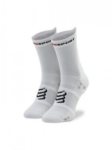 Compressport Klasické ponožky Unisex Pro Racing Socks V4 0 Run High XU00046B 010 Bílá