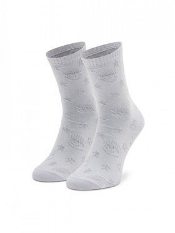 Chiara Ferragni Dámské klasické ponožky 73SB0J25 Bílá