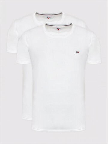 Tommy Jeans 2-dílná sada T-shirts DM0DM15381 Bílá Slim Fit