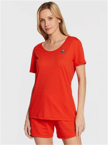 Le Coq Sportif T-Shirt 2220324 Červená Regular Fit