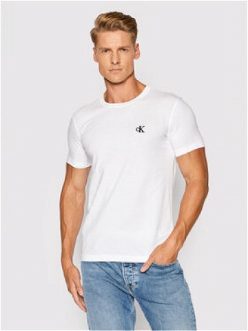 Calvin Klein Jeans T-Shirt Tee Shirt Essential J30J314544 Bílá Slim Fit