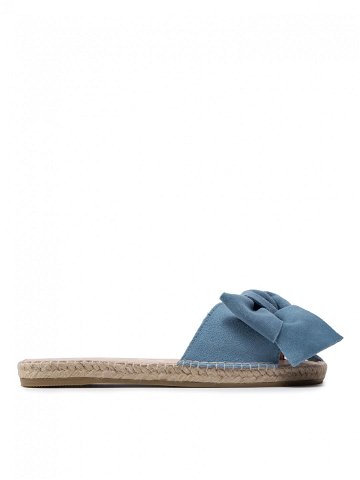 Manebi Espadrilky Sandals With Bow M 3 0 J0 Modrá