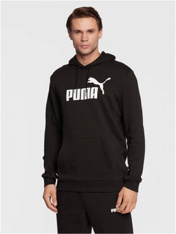 Puma Mikina Essentials Big Logo 586688 Černá Regular Fit