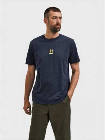 Selected Homme T-Shirt Armin 16085666 Tmavomodrá Slim Fit