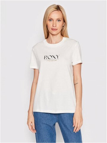 Roxy T-Shirt Noon Ocean ERJZT05424 Bílá Regular Fit