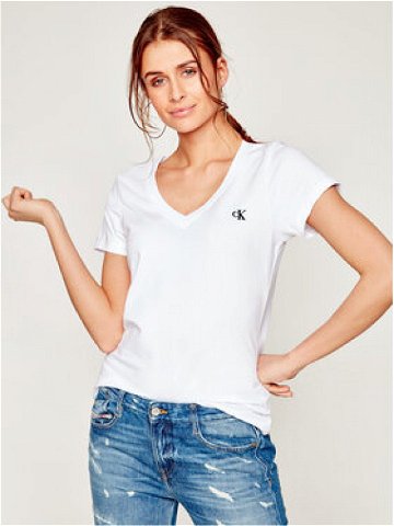 Calvin Klein Jeans T-Shirt J20J213716 Bílá Regular Fit